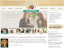 Tablet Screenshot of healthpsychologysacramento.com
